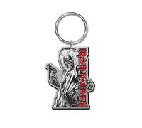 Iron Maiden Killers Album Cover Logo Chrome Metal Keychain Keyring Gift Official