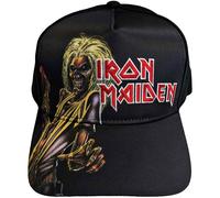 Iron Maiden Killers Baseball Cap in Black Iron Maiden Black One Size