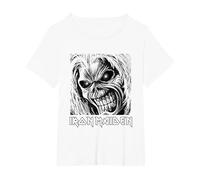 Iron Maiden - Legacy Collection Eddie Boxed T-Shirt, Women's Plus, White, 3X