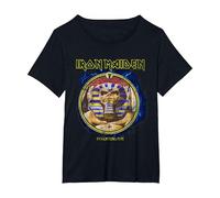 Iron Maiden Legacy Collection Powerslave Mummy Circle T-Shirt, Women's Plus, Black, 3X