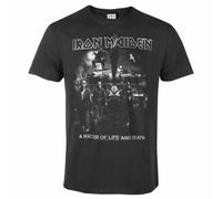 IRON MAIDEN - LIFE OR DEATH AMPLIFIED VINTAGE CHARCOAL SMALL - T-shirt