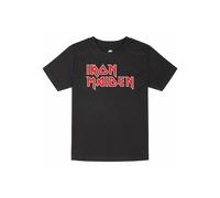 Iron Maiden - Logo Kids - T-Shirt - black - 164 - 100% Organic Cotton 164