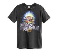 IRON MAIDEN MAIDEN CHOMP AMPLIFIED LARGE VINTAGE CHARCOAL - T-shirt
