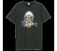 IRON MAIDEN MAIDEN CHOMP AMPLIFIED MEDIUM VINTAGE CHARCOAL - T-shirt