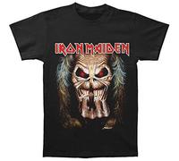 Iron Maiden Men Eddie Candle Finger Short Sleeve T-Shirt, Black, X-Large