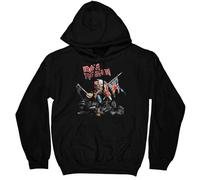 Iron Maiden Men the Trooper Hoodie, Black, Large