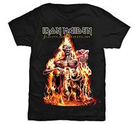 Iron Maiden Men's CM EXL Seventh Son Short Sleeve T-Shirt, Black, Large