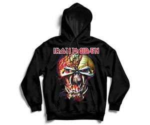 Iron Maiden Men's Final Frontier Big Head Sweatshirt, Black, X-Large