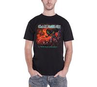 Iron Maiden Men From Fear To Eternity Album Short Sleeve T-shirt, Black, X-large