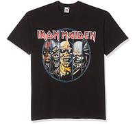 Iron Maiden Men's IMTEE02MB Eddie Evolution Short Sleeve T-Shirt, Black, XX-Large