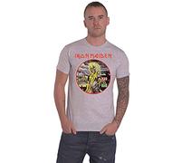 Iron Maiden Men's Killers Circle T-Shirt, Grey, X-Large