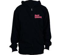Iron Maiden Men's No Prayer Zip Hoodie, Black, Large