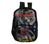 Iron Maiden Men's Number Of The Beast Mini Backpack in Black Iron Maiden Black