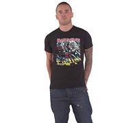 Iron Maiden Men's Number of The Beast T-Shirt, Black, Large
