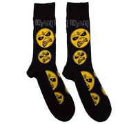 Iron Maiden Men's Piece Of Mind Ankle Socks in Black | Size: 4-7 Iron Maiden Black 4-7