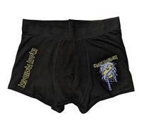 Iron Maiden Men's Powerslave Head Boxer Shorts in Black | Size: Large Iron Maiden Black L