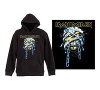Iron Maiden Men's Powerslave Head Hoodie Black