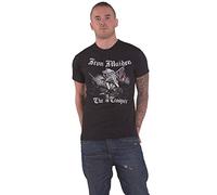 Iron Maiden Men's Sketched Trooper Regular Fit Round Collar Short Sleeve T-Shirt, Black, X-Large