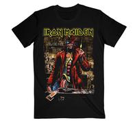 Iron Maiden Men's Stranger Sepia T-Shirt in Black | Size: Medium Iron Maiden Black M