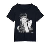 Iron Maiden Metal for Muthas Paul Di'Anno Virginia Turbett T-Shirt, Women's Plus, Black, 5X