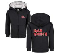 Iron Maiden Metal-Kids - Logo Kids' hooded jackets black 10 Years