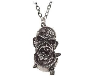 Iron Maiden Necklace Pendant Piece Of Mind Eddie Official Alchemy Silver One Size