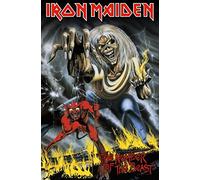 Iron Maiden number of the beast Deluxe Textile Poster 104x75cm