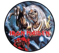 Iron Maiden Number of the Beast Official Mouse Pad 30cm Beaded Non-Slip | Number of the Beast | 30cm Round Beaded Mouse Pad | Pearl Coating | Water-Repellent | Official Iron Maiden