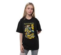 Iron Maiden Official Piece of Mind Band Logo T-Shirt Black Ages 5-14 Yrs Size, Black, XXL