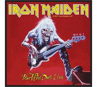 Iron Maiden Patch - Fear of the Dark (Live) Band Logo - Official - 11 x 10 cm