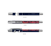 Iron Maiden Pen The Final Frontier band logo plastic Official black Gel One Size