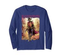 Iron Maiden - Piece of Mind Graphic Novel Stranger Navy Long Sleeve T-Shirt