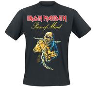 Iron Maiden Piece Of Mind Tracklist T-Shirt black XXL
