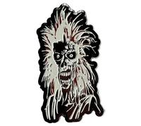 Iron Maiden Pin Eddie Badge in White Iron Maiden White
