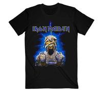 Iron Maiden Powerslave Mummy T-Shirt in Black | Size: Large Iron Maiden Black L