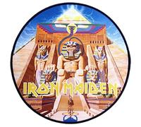 Iron Maiden Powerslave Official Gaming Mouse Pad 30cm Beaded Non-Slip | Powerslave | 30cm Round Beaded Mouse Pad | Pearl Coating | Water-Repellent | Official Iron Maiden