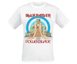 Iron Maiden Powerslave World Slavery Tour 1984-1985 T-Shirt white 4XL