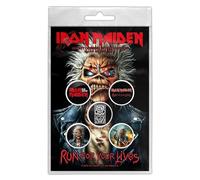 Iron Maiden Run For Your Lives Badge Pack