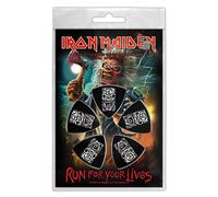 Iron Maiden Run For Your Lives Plectra Set multicolour Onesize