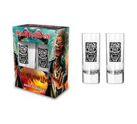Iron Maiden Run For Your Lives Shot Glasses Set transparent Onesize