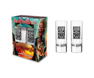 Iron Maiden Run For Your Lives Shot Glasses Set transparent Onesize