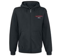 Iron Maiden Samurai Eddie Red Graphic Hoodie Jacket black L