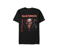 Iron Maiden - Senjutsu Black Cover Vertical Logo - T-Shirt - black - S - 100% Cotton S