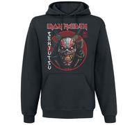 Iron Maiden Senjutsu Eddie Face Circle Hoodie black XXL