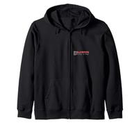 Iron Maiden - Senjutsu Stacked Logo Eddie Red Circle Zip Hoodie