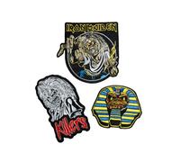 Iron Maiden - Set Of 3 - Patch - multicolored - Onesize - 100% Polyester Onesize