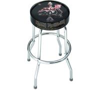 Iron Maiden Seventh Son Bar Stool in Black Iron Maiden Black