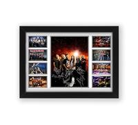 Iron Maiden Signed Poster Print - Limited Edition Autograph Fan Gift - Collectible Memorabilia Merchandise (Unframed A3 (30x40cm))