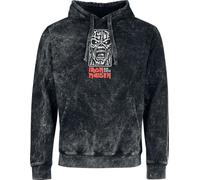 Iron Maiden Smoking Eddie Hoodie anthracite M
