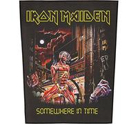 Iron Maiden Somewhere in Time Backpatch [Zubehör] Black